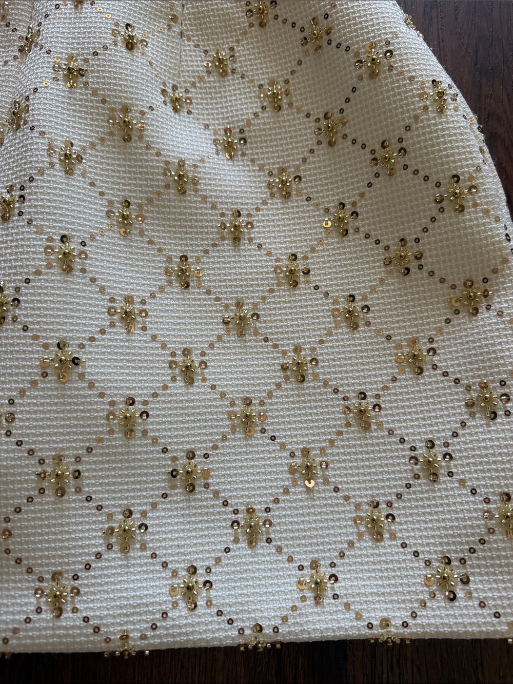Nadine Merabi Sofia Ivory Mini Dress - Picture 7 of 7